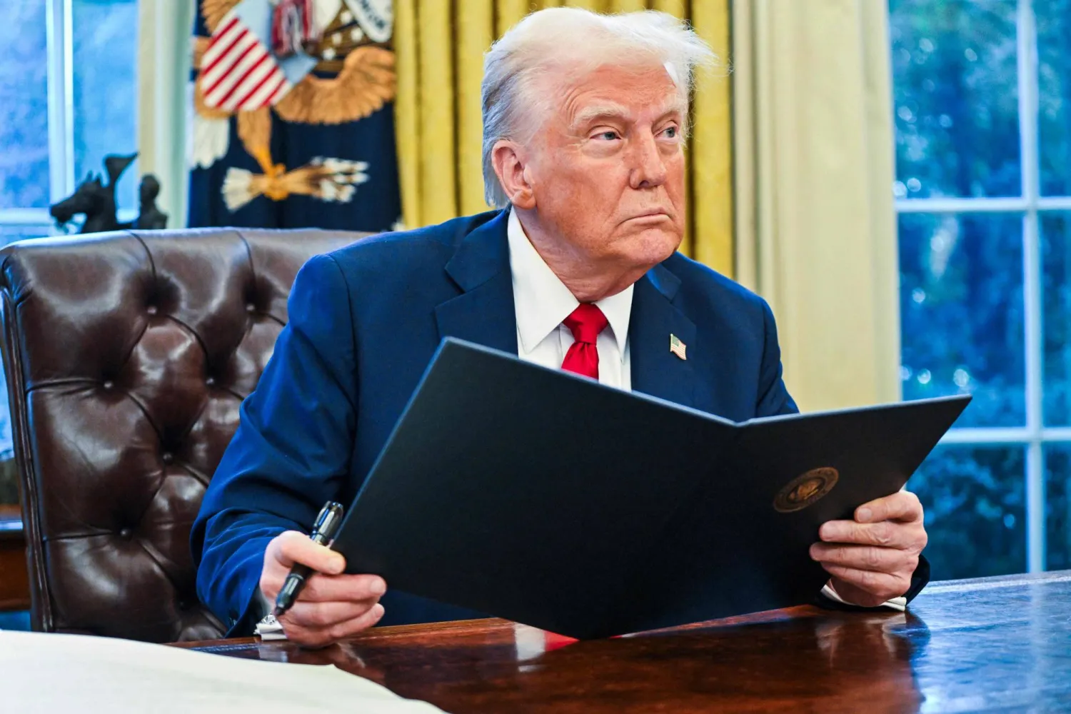 شاهد: أول تعليق لـ"ترامب " على رفض الرئيس السيسي وملك الأردن نقل الفلسطينيين من غزة