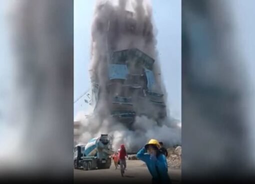 لحظات مرعبة: برج شاهق ينهار في قلب بانكوك.. شاهد الفيديو