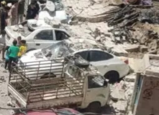 انهيار مفاجئ يهز صنعاء.. سيارات محطمة وخسائر كبيرة