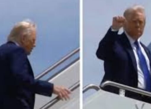 انطلاق رحلة ترامب إلى السعودية: شاهد لحظة الإقلاع