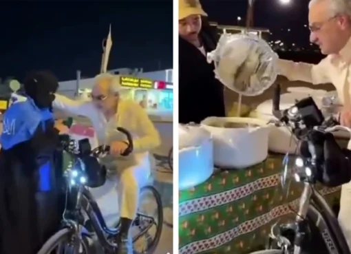 لفتة إنسانية من الأمير الوليد بن طلال: استجابة فورية لطلب سيدة بمنزل خلال جولة بالدراجة