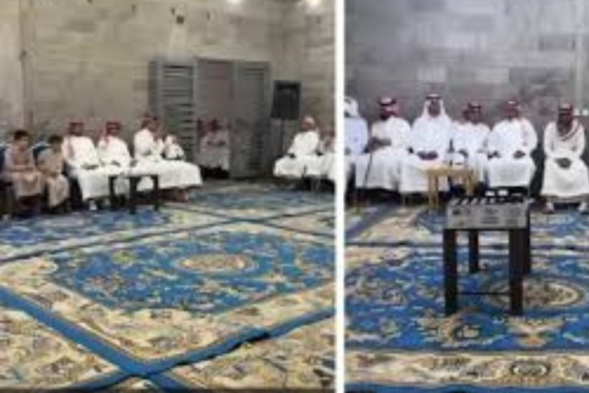 التراث والكرم في لقطة واحدة.. قبيلة سعودية تبهر العالم من داخل بيت قيد الإنشاء