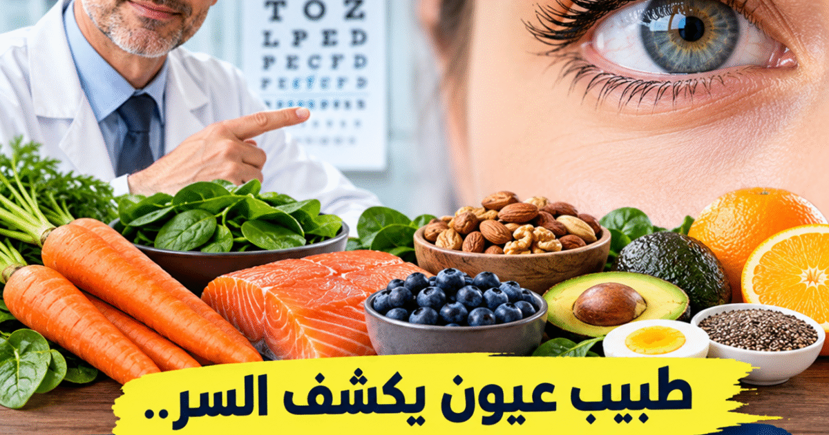 طبيب عيون يكشف السر.. 7 أطعمة قد تحافظ على قوة بصرك وتحمي عينيك من المشكلات الشائعة!