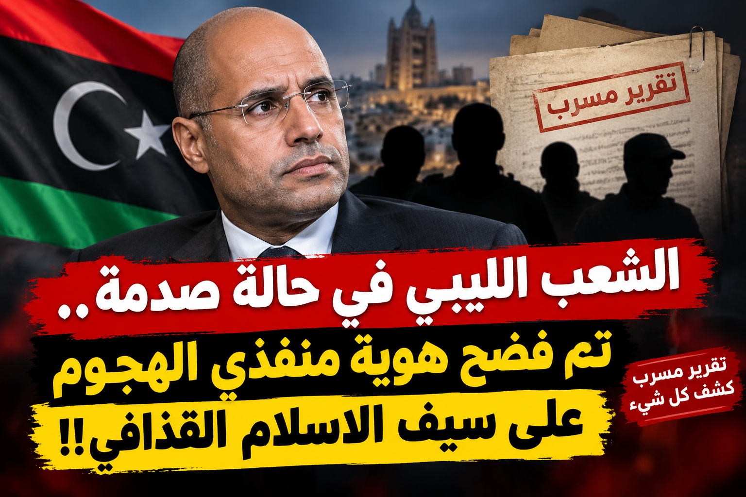 ليبيا على صفيح ساخن.. من يقف خلف الهجوم على سيف الإسلام القذافي؟